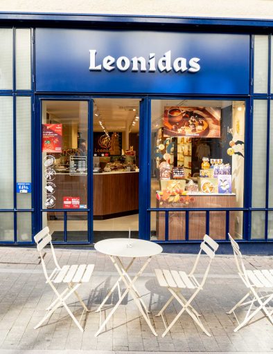 Devanture Chocolatier Leonidas à Pau