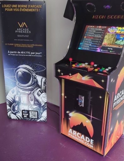 Jeux vidéos rétro - Arcade Pyrénées